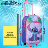 Disney Kids Suitcase - Foldable Trolley Bag 47 x 30cm, 2 Wheels Extendable Handle - Get Trend
