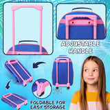 Disney Kids Suitcase - Foldable Trolley Bag 47 x 30cm, 2 Wheels Extendable Handle - Get Trend