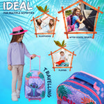 Disney Kids Suitcase - Foldable Trolley Bag 47 x 30cm, 2 Wheels Extendable Handle - Get Trend