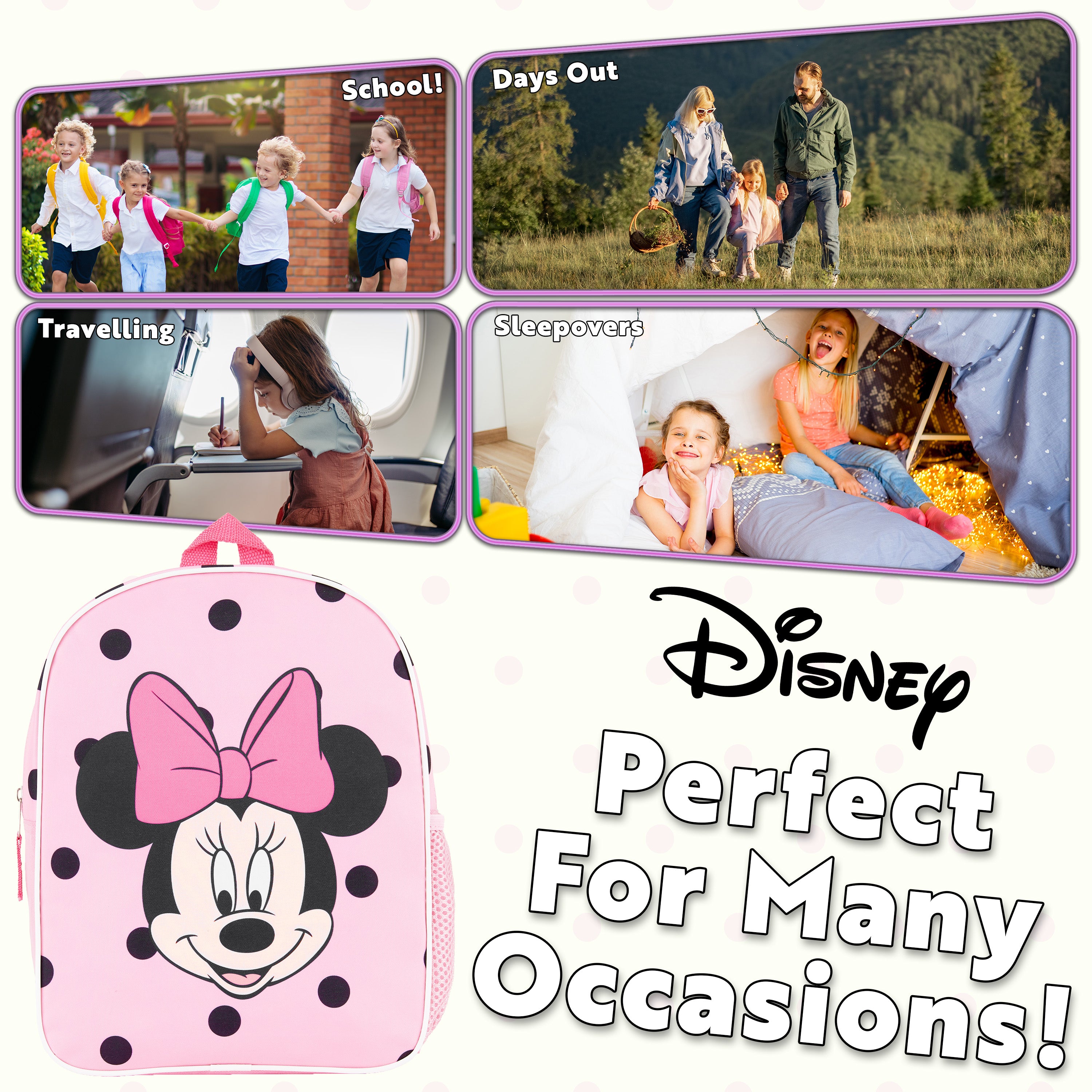 Disney Stitch Backpacks for Girls  Toddler Backpack Kids Rucksack Nursery Pre School Bags for Girls Travel Holiday - Get Trend