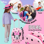 Disney Kids Suitcase - Foldable Trolley Bag 47 x 30cm, 2 Wheels Extendable Handle - Get Trend