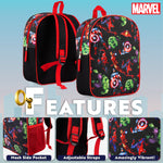 Marvel Avengers Backpack for Boys - Get Trend