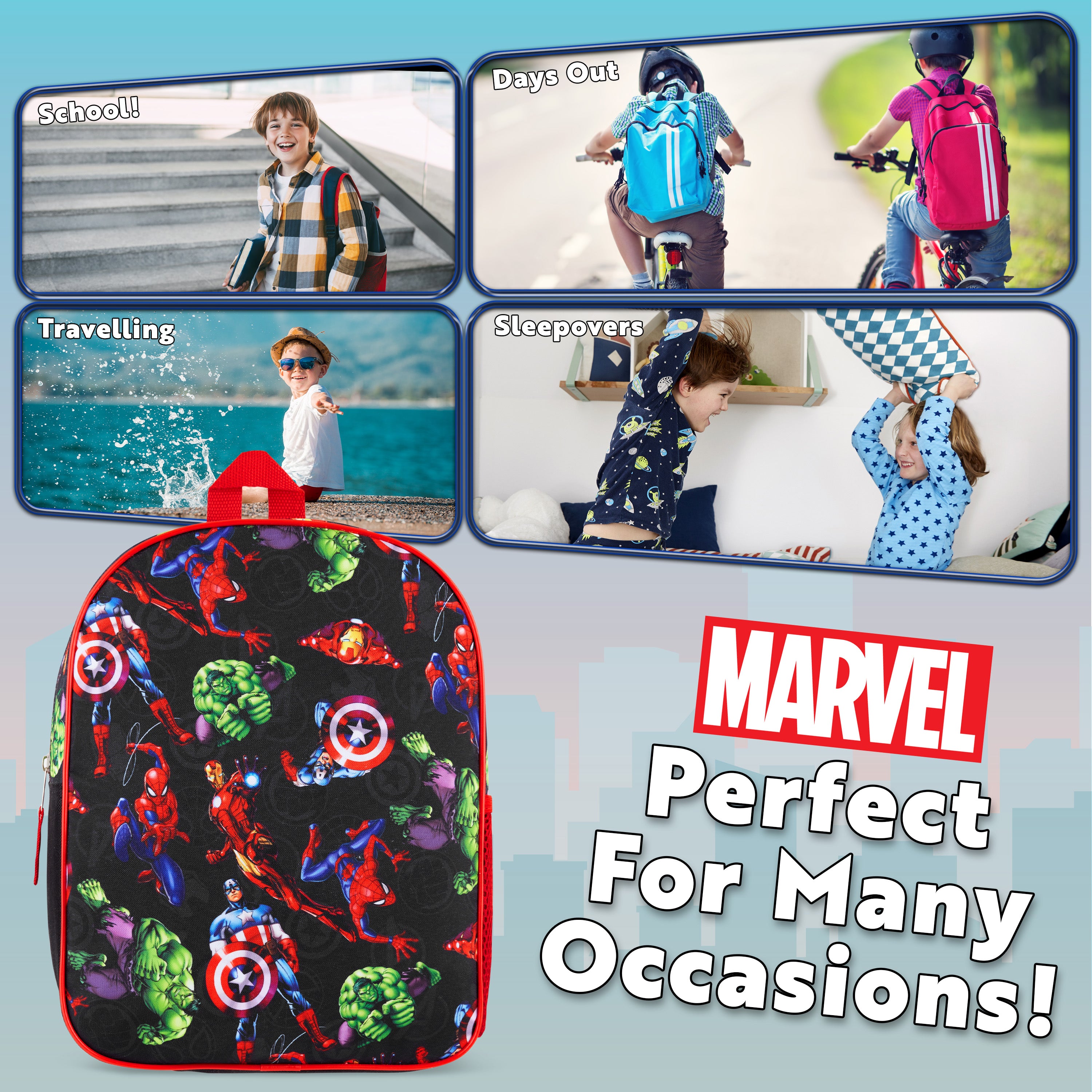 Marvel Avengers Backpack for Boys - Get Trend