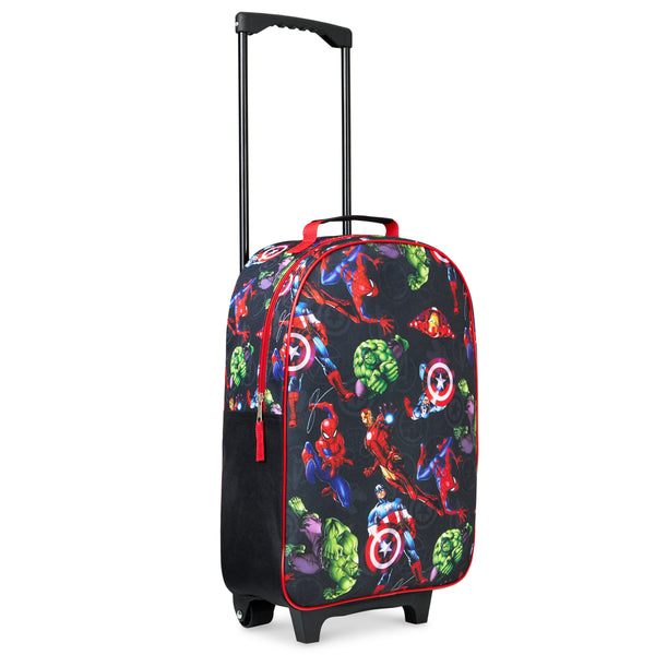 Marvel Suitcase for Boys Carry On Avengers Travel Bag with Wheels - Get Trend