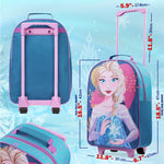 Disney Kids Suitcase - Foldable Trolley Bag 47 x 30cm, 2 Wheels Extendable Handle - Get Trend