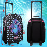 Disney Kids Suitcase - Foldable Trolley Bag 47 x 30cm, 2 Wheels Extendable Handle - Get Trend