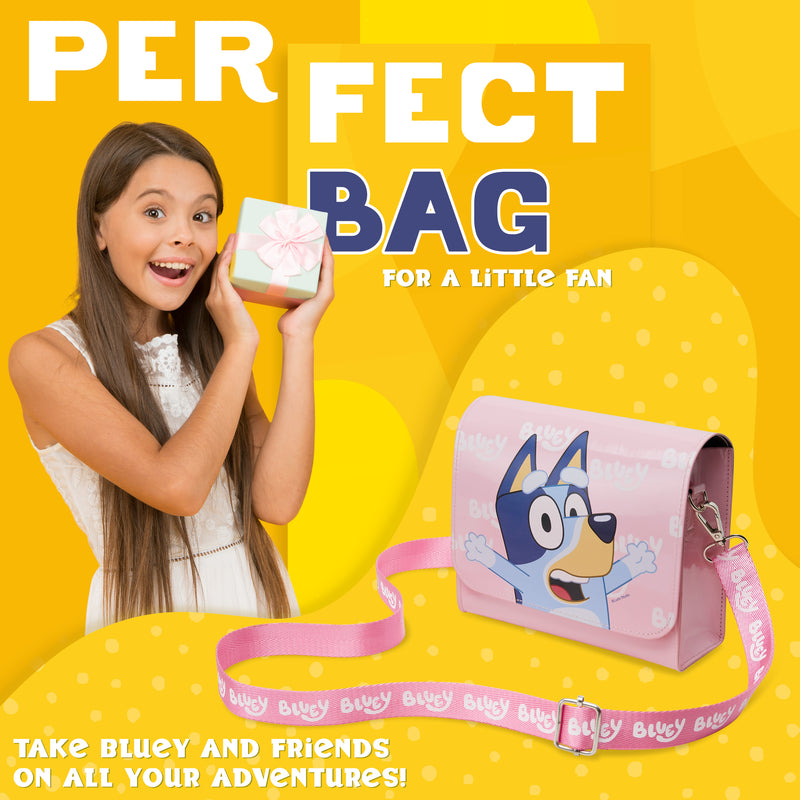 Bluey Girls Handbag - Cute Shoulder Bag for Kids, Adjustable Strap - Girls Gifts - Get Trend
