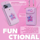 Disney Stitch Shoulder Bag for Phone Crossbody Mobile Phone Bag Wallet Girls Teenagers