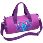 Disney Kids Sports Bag, 40 x 20 x 20cm 2 Pockets Adjustable Strap (Purple Stitch) - Get Trend