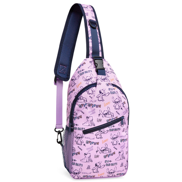 Disney Stitch Girls Crossbody Bag with Adjustable Strap