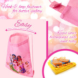 Disney Kids Drawstring Bags, 29 x 38cm Swimming Bag with Airflow Vent - Princess - Get Trend