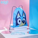 Bluey Kids Drawstring Bags, 29 x 38cm Swimming Bag with Airflow Vent - Get Trend