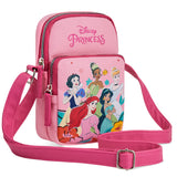 Disney Princess Girls Crossbody Bag with Compartments & Adjustable Strap Shoulder Bag - Get Trend