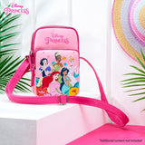 Disney Princess Girls Crossbody Bag with Compartments & Adjustable Strap Shoulder Bag