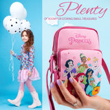 Disney Princess Girls Crossbody Bag with Compartments & Adjustable Strap Shoulder Bag - Get Trend