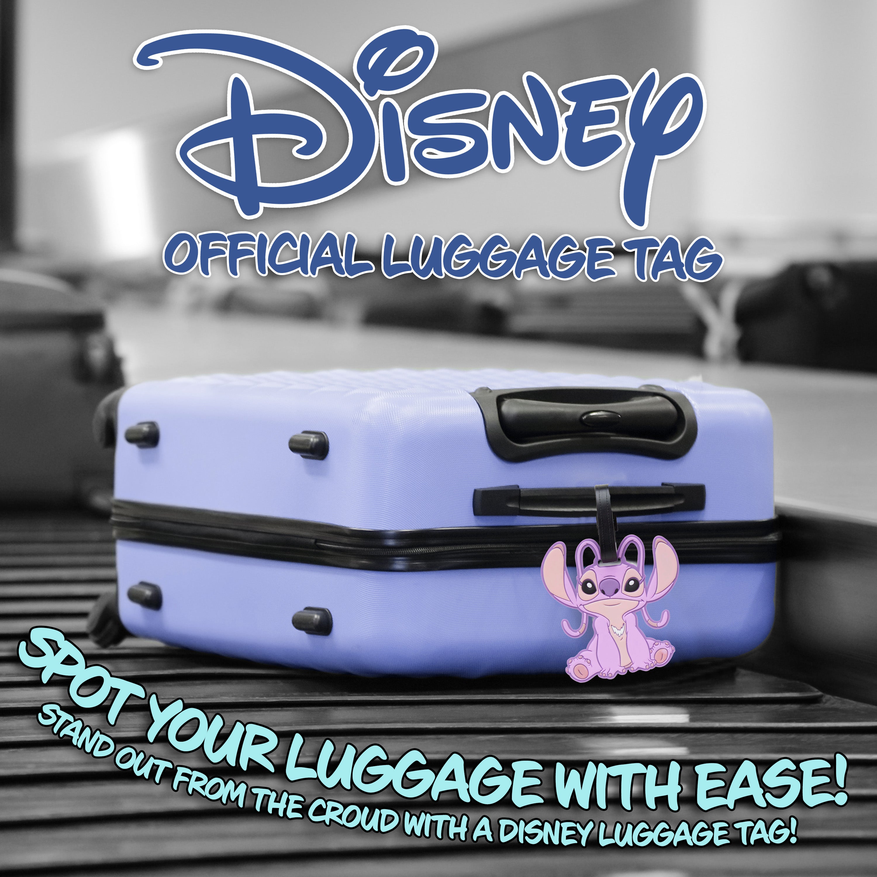 Disney Luggage Tags for Suitcase, Baggage Identification for Travel - ANGEL - Get Trend