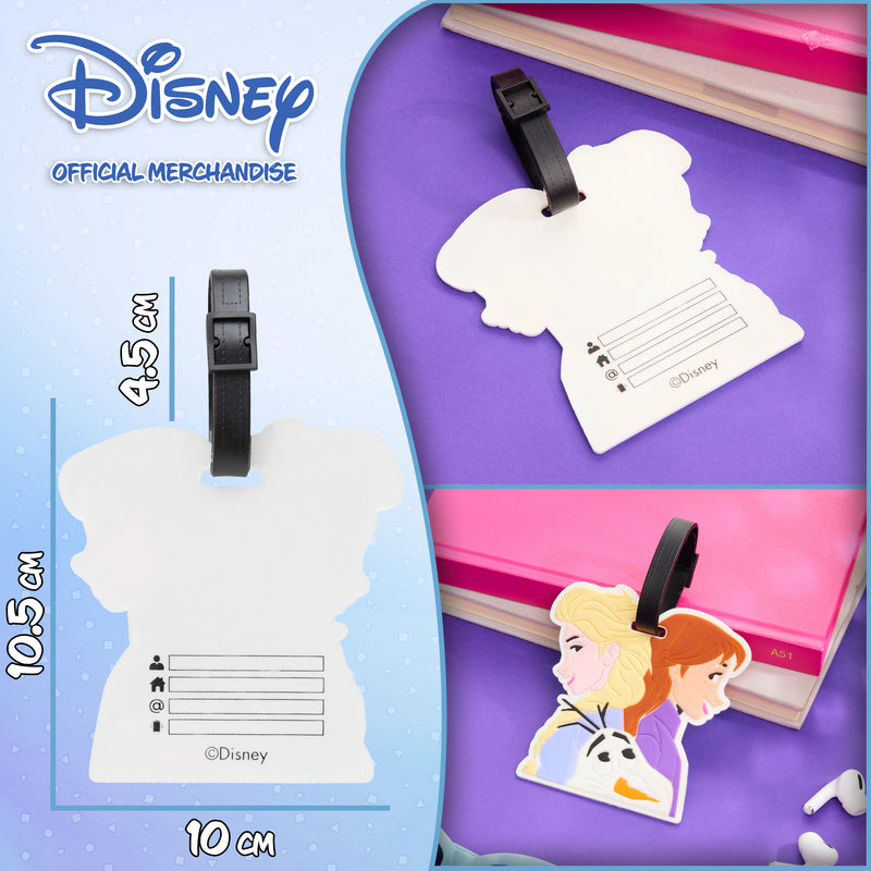 Disney Luggage Tags for Suitcase, Baggage Identification for Travel - FROZEN - Get Trend