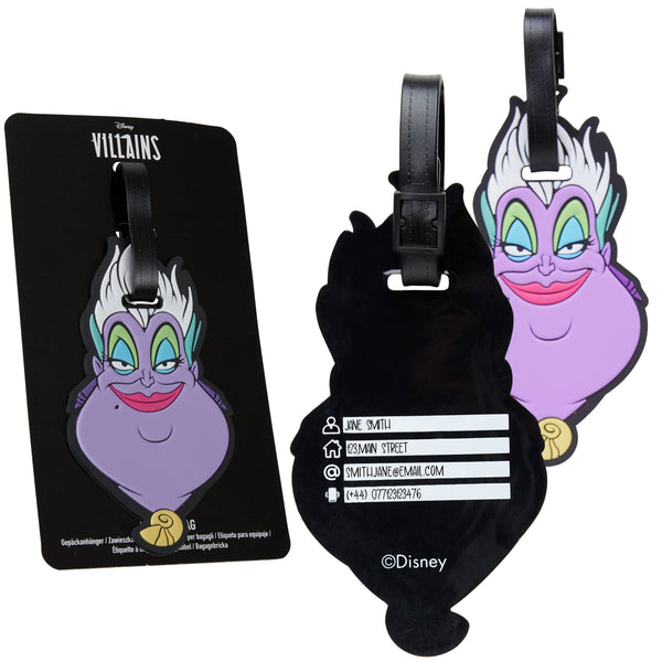 Disney Luggage Tags for Suitcase, Baggage Identification for Travel - URSULA - Get Trend