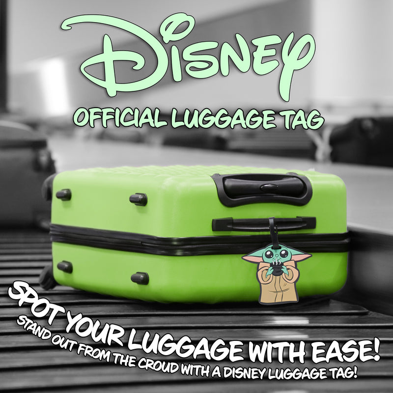Disney Luggage Tags for Suitcase, Baggage Identification for Travel - BABY YODA - Get Trend