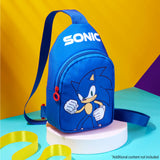Sonic The Hedgehog Crossbody Bag Boys Teens Sling Bag Adjustable Strap Chest Bag