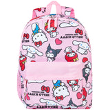 Hello Kitty Backpack Girls Teens Kawaii Rucksack All Over Print Kuromi My Melody School Bag Sports Travel PE Kit Daypack Anime Gifts for Girls