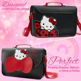 Hello Kitty Girls & Teenagers Handbag, Crossbody Shoulder Bag with Adjustable Strap Fashion Travel - Girls Gifts