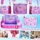 Disney Stitch Handbag for Girls Teens Crossbody Shoulder Bag and Zipped Coin Purse Travel Holiday Shopping Stitch Gifts - Get Trend