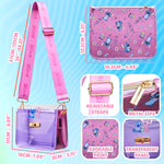 Disney Stitch Handbag for Girls Teens Crossbody Shoulder Bag and Zipped Coin Purse Travel Holiday Shopping Stitch Gifts - Get Trend
