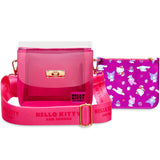 Hello Kitty Handbag Girls Teens Crossbody Shoulder Bag Kawaii Zipped Coin Purse Kuromi Travel Holiday Shopping Anime Gifts - Get Trend