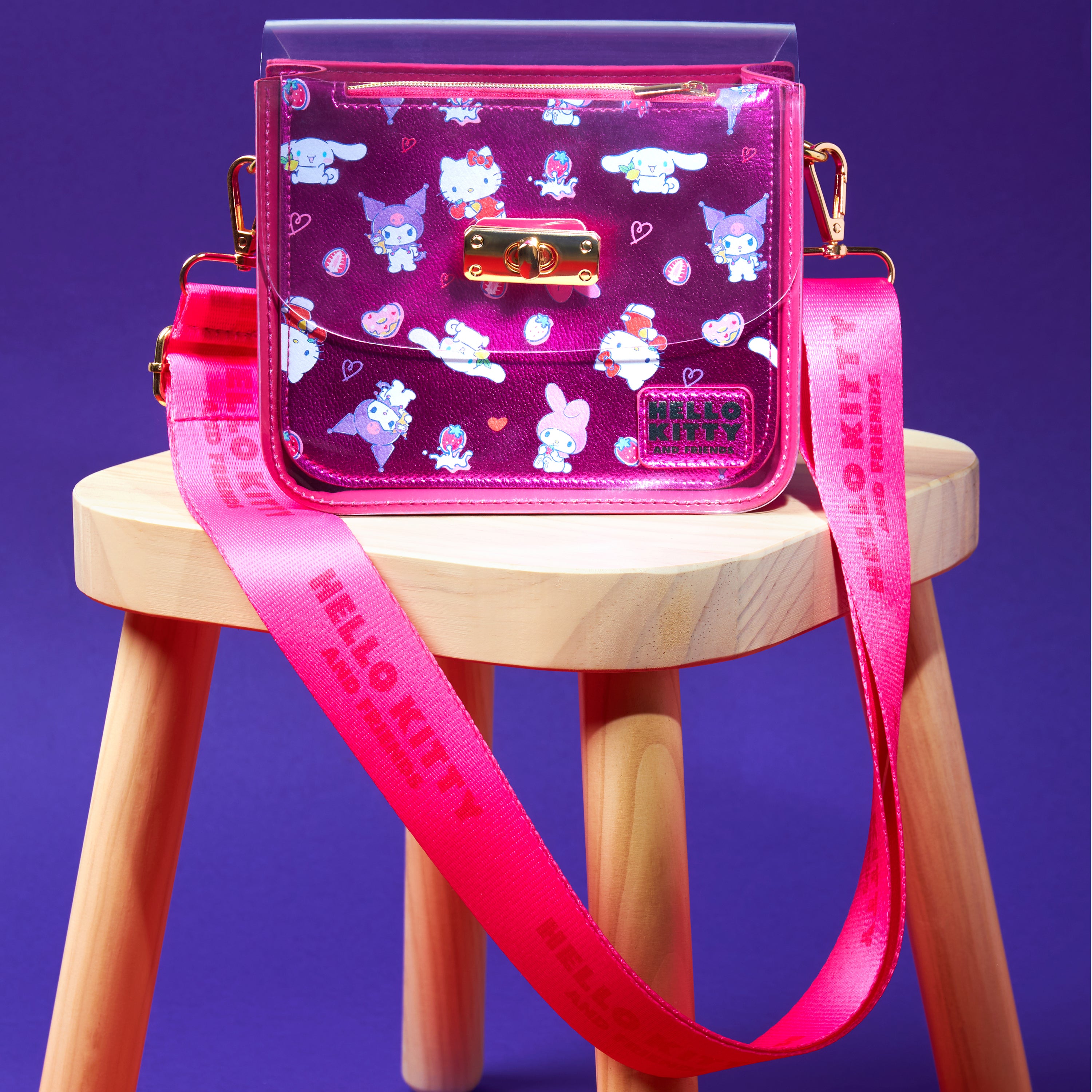Hello Kitty Handbag Girls Teens Crossbody Shoulder Bag Kawaii Zipped Coin Purse Kuromi Travel Holiday Shopping Anime Gifts - Get Trend