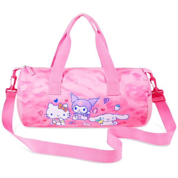 Duffle bag far east sanrio bag Bioworld Hello Kitty Friends Wheeled Duffle, Carry-on Luggage, Large Capacity, Durable - com