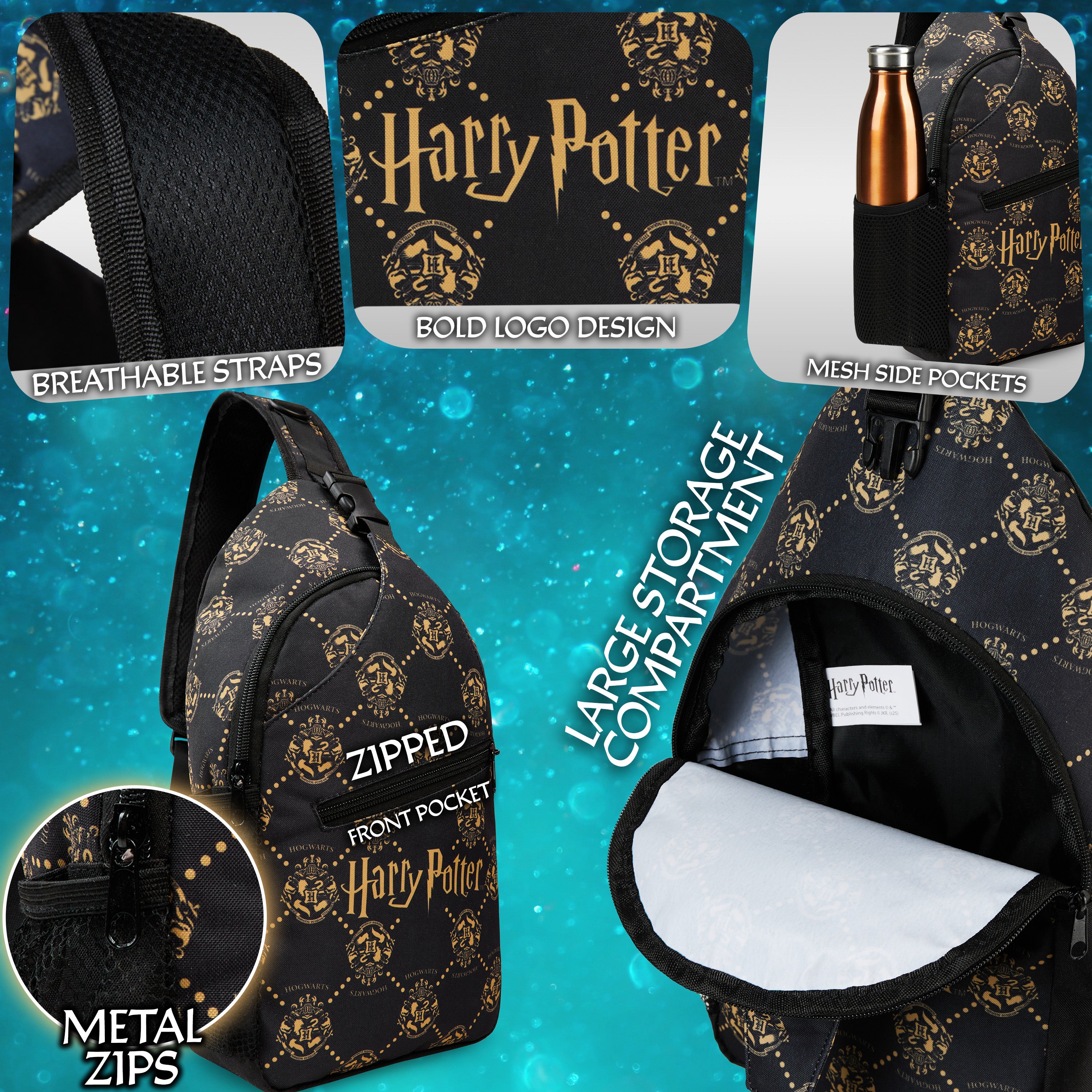 Get Trend Harry Potter Cross Body Bag Girls Teens Travel Bag Mini Backpack - Get Trend