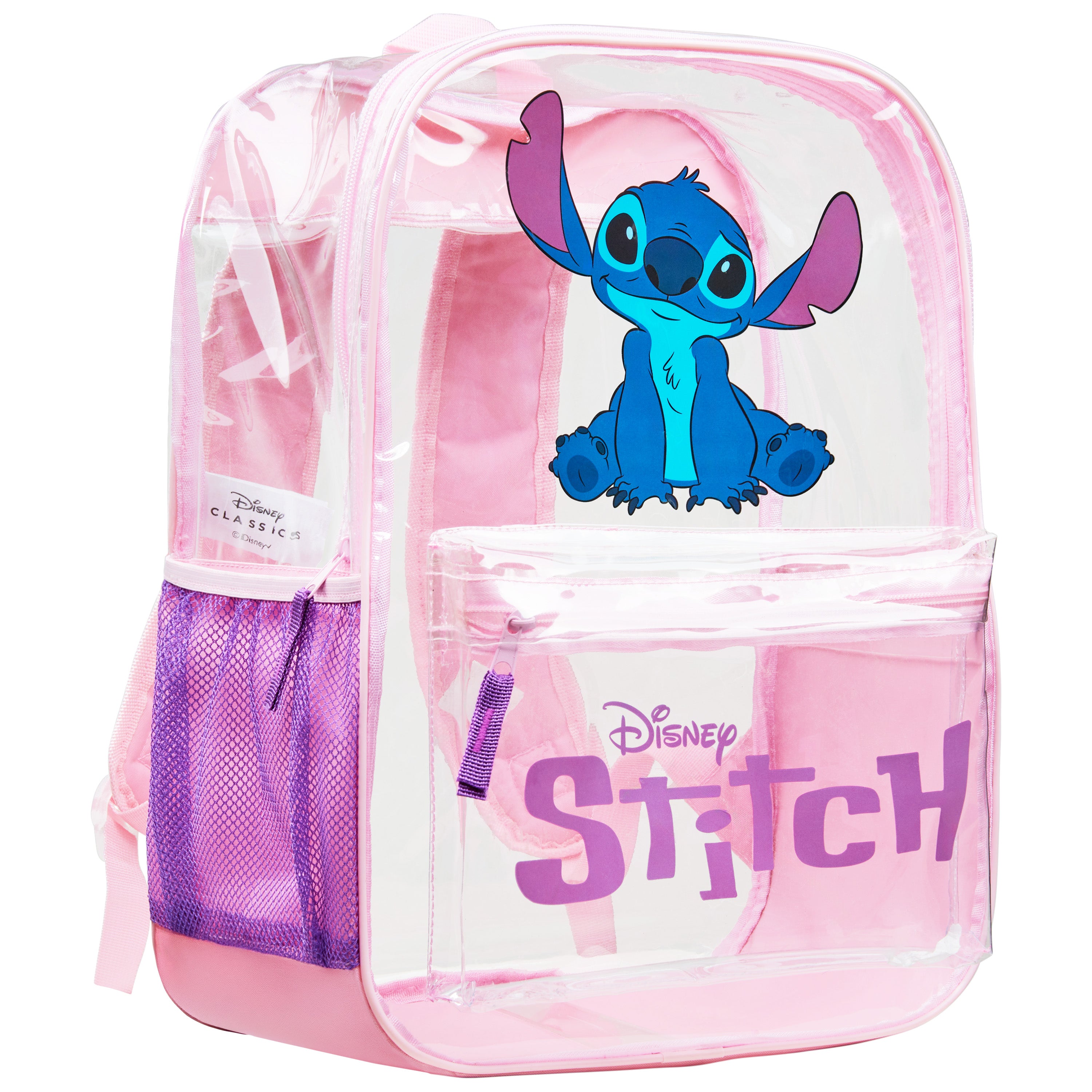 Disney Stitch Backpack Transparent School Bag for Girls Teens Fashion Rucksack Clear - Get Trend