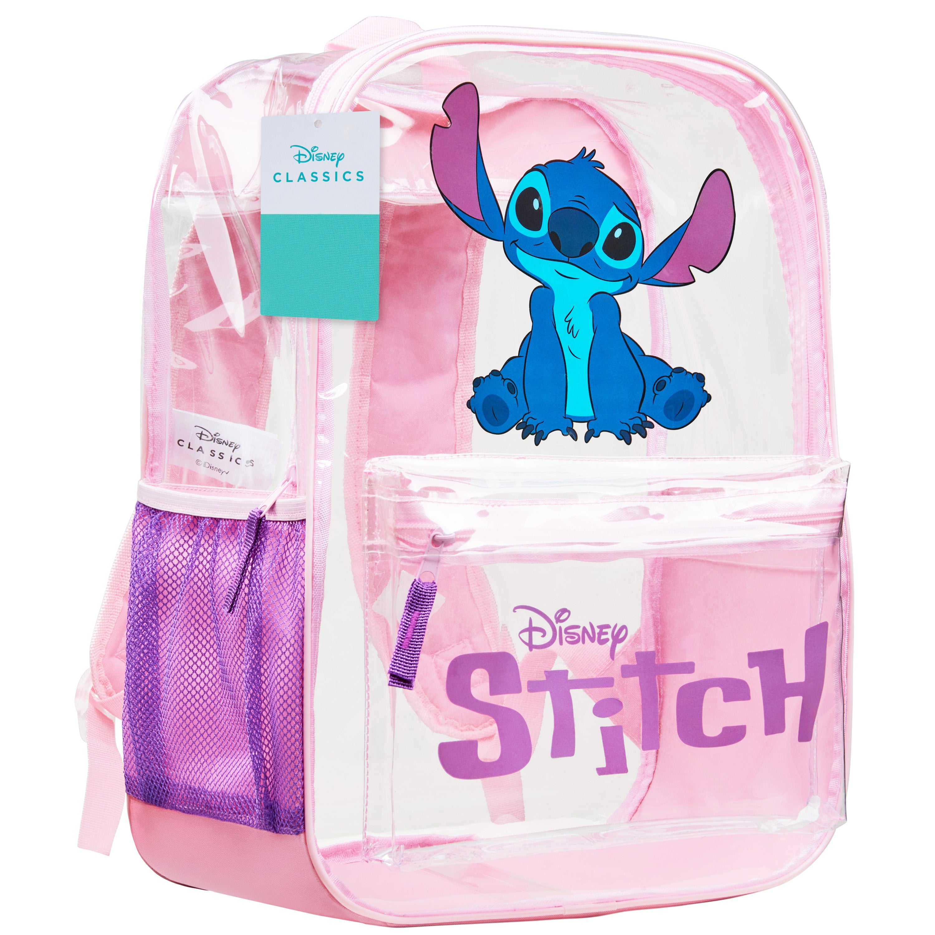 Disney Stitch Backpack Transparent School Bag for Girls Teens Fashion Rucksack Clear - Get Trend