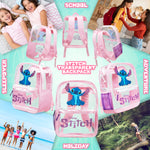 Disney Stitch Backpack Transparent School Bag for Girls Teens Fashion Rucksack Clear - Get Trend