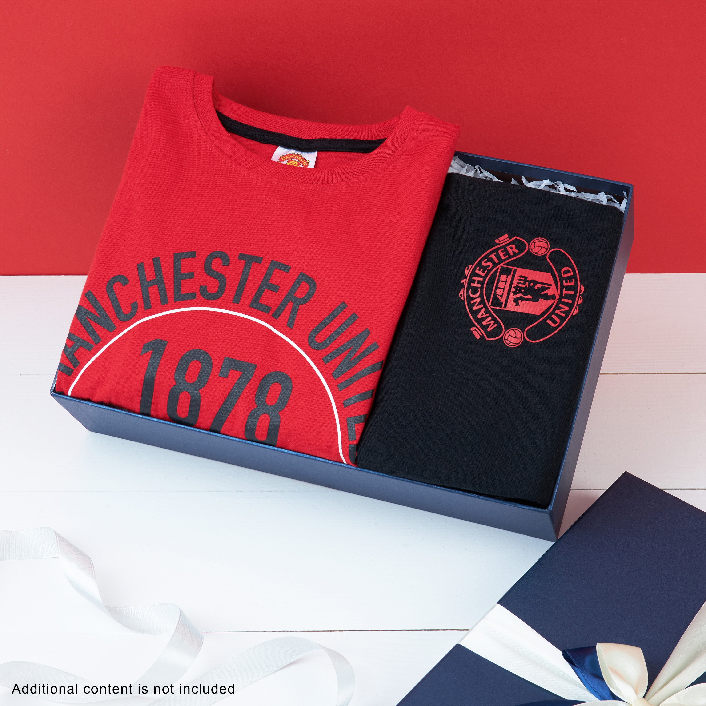 Manchester United Mens Pyjamas Set, PJs Shorts and T-Shirt Man United Gifts for Men - Get Trend