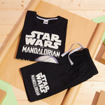 Disney Star Wars Mens Short Pyjamas Set, Dad Loungewear - Baby Yoda - Get Trend