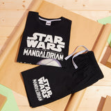 Disney Star Wars Mens Short Pyjamas Set, Dad Loungewear - Baby Yoda - Get Trend