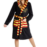 Harry Potter Dressing Gown, Adult Fleece Hooded Dressing Gowns for Women Or Men