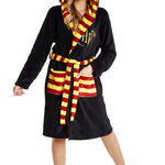 Harry Potter Dressing Gown, Adult Fleece Hooded Dressing Gowns for Women Or Men - Get Trend