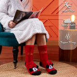 Disney Women's Slippers Socks Fluffy Slipper Socks