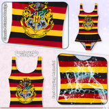 Harry Potter Girls Swimming Costume  One Piece Full Body Swimsuit - Get Trend