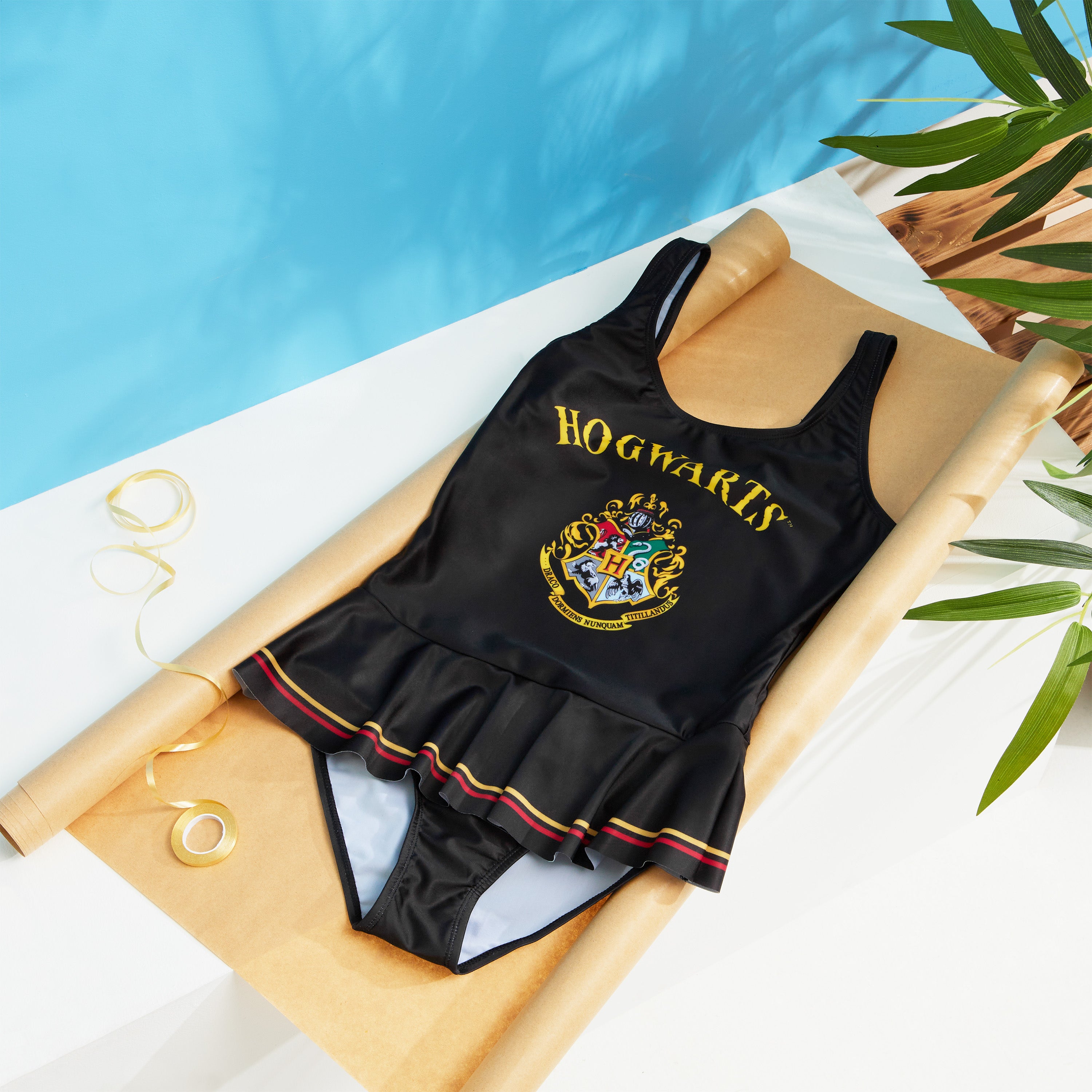 Harry Potter Girls Swimming Costume One Piece Full Body Swimsuit - Get Trend