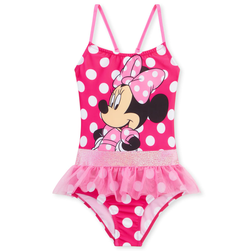 Disney Swimming Costume One Piece Swimsuit - Minnie Mouse