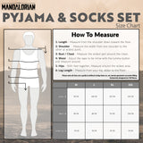 Disney The Mandalorian Mens Pyjamas Set with Fluffy Socks - Get Trend