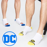 DC Comics No-Show Socks – Pack of 5 (Size 8-11) 4