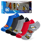 DC Comics Boys Liner Socks, Invisible No Show Stretchy Socks - Boys Gifts - Get Trend