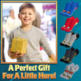 DC Comics Boys Liner Socks, Invisible No Show Stretchy Socks - Boys Gifts - Get Trend
