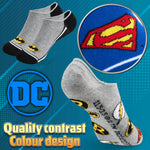 DC Comics Boys Liner Socks, Invisible No Show Stretchy Socks - Boys Gifts - Get Trend