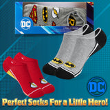 DC Comics Boys Liner Socks, Invisible No Show Stretchy Socks - Boys Gifts - Get Trend